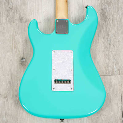Mint G&L USA Legacy Guitar, Quartersawn Maple Fretboard Modern Classic Neck Turquoise image 4