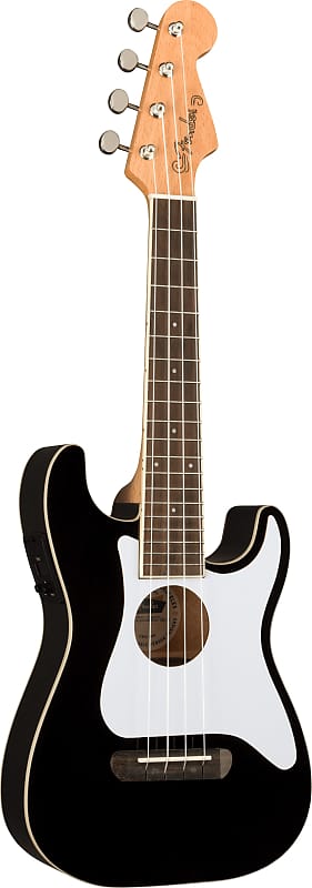 Fender Fullerton Strat Uke - Black | Reverb