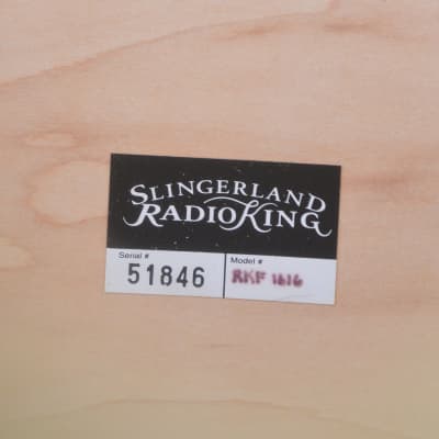 90's SLINGERLAND USA NASHVILLE RADIO KING 22/12/16 GREEN DIAMOND PEARL DRUM SET! RK103 image 7