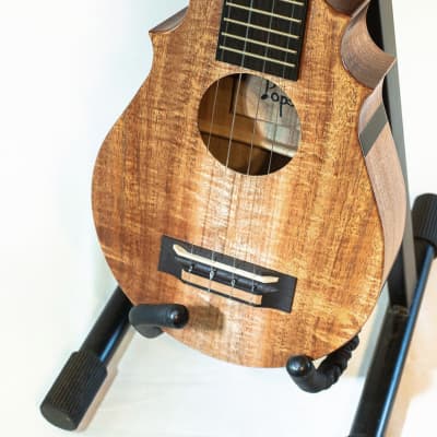 Koaloha "Pops" Custom Koa Pineapple Sunday Tenor Ukulele with pickup speaker installed contact me before purchase image 9