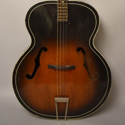 1950s-60s Harmony H1215 Archtop Tenor Guitar Sunburst image 1