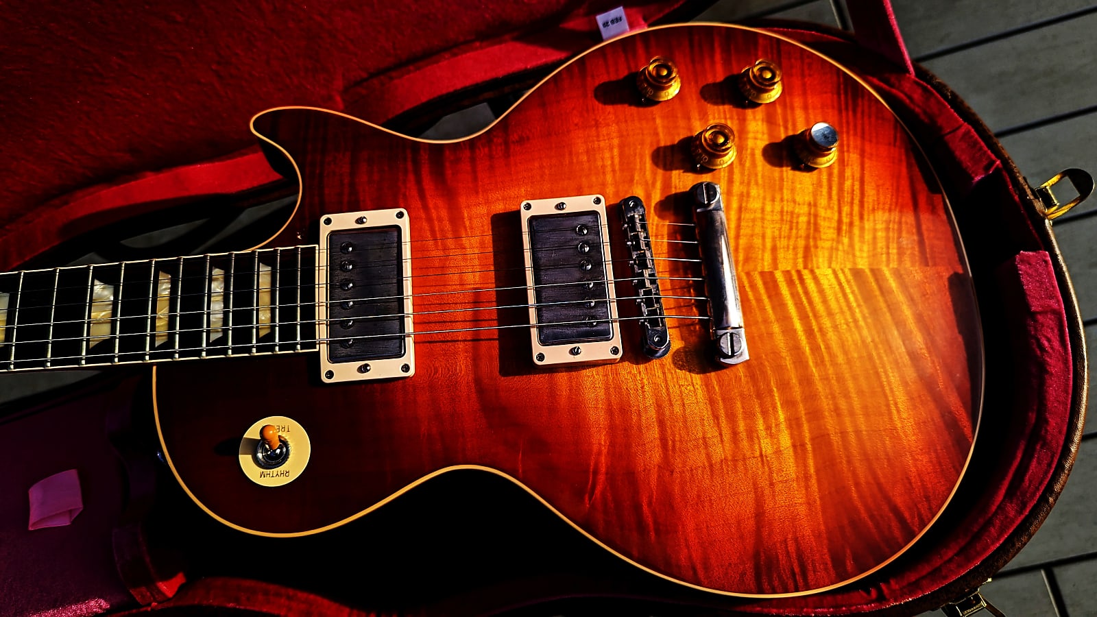 2020 Gibson Gibson Custom Shop 60th Anniversary '60 Les Paul - LPR0 - "CME Spec" Tomato Soup Burst VOS  V3 Neck Profile image 10