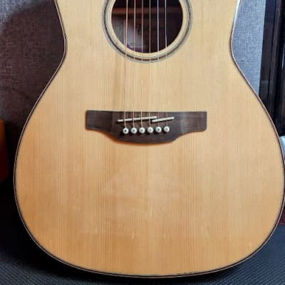 Takamine GY93E G90 Series New Yorker Parlor Acoustic/Electric Guitar Natural Gloss image 2