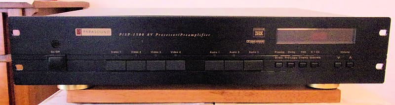 Parasound P/SP-1500 AV Processor Preamplifier  			