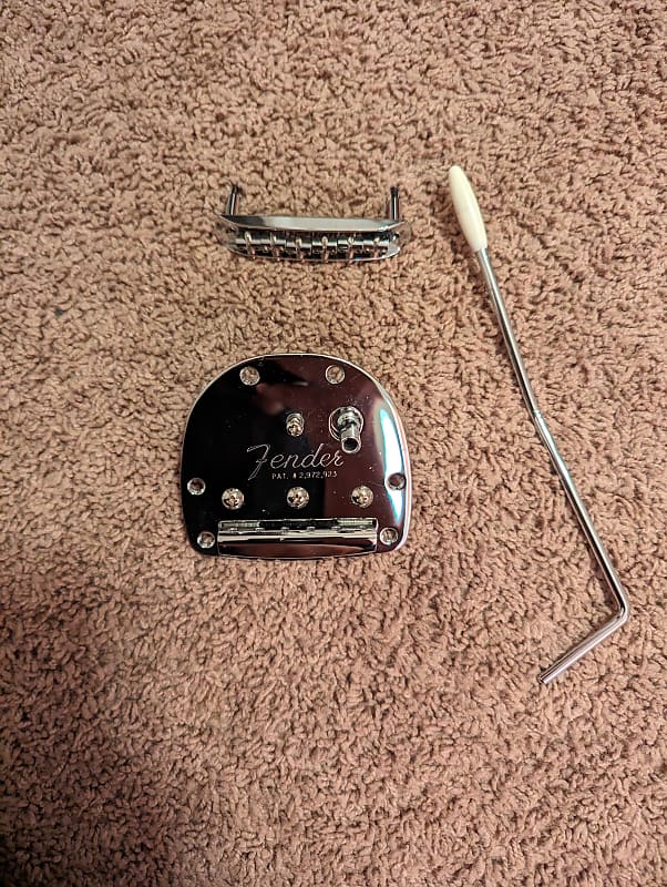 Fender Jazzmaster/Jaguar Bridge + Tailpiece Chrome Reverb