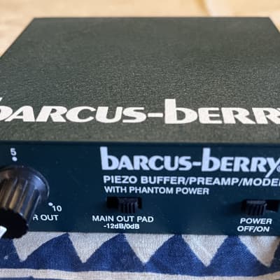 Barcus Berry 4000XL Planar Wave Pickup System (contact microphone) for  Piano/Harp w/Preamp | Reverb