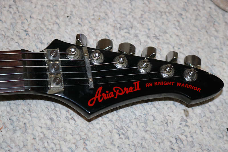 Vintage 1980s Aria Pro II RS Knight Warrior - Made in Japan Vintage 1980s Aria Pro II RS Knight Warrior - Made in Japan
