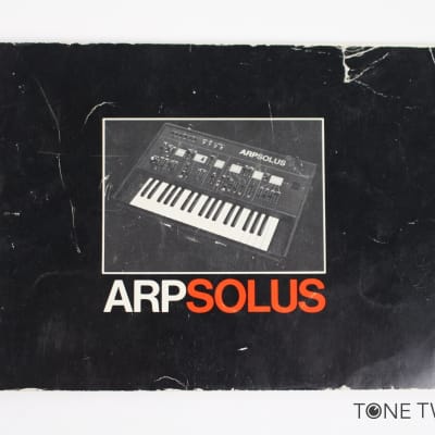 Arp Solus Owners Manual Instruction Book Synthesizer Orig VINTAGE SYNTH DEALER