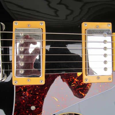 SX Les Paul Copy 6 String Electric Guitar - Black image 6