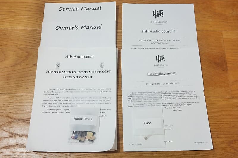 Kenwood KT-6500 restoration kit filter capacitor repair rebuild fix  			