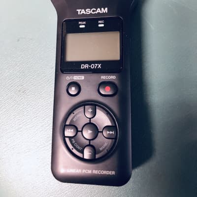 TASCAM DR-07X Portable Audio Recorder New IOB 2019 - Present - Black image 1