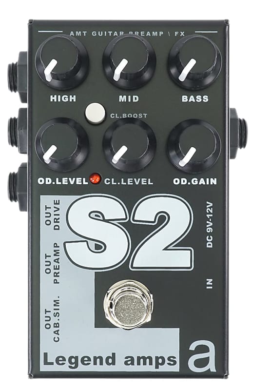 ギター AMT ELECTRONICS S2 AMT S2 — 2 channels guitar preamp/distortion pedal (Soldano