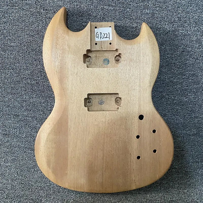 Okoume Wood SG Style Guitar Body DIY Project Reverb Australia
