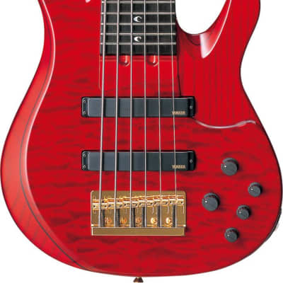 Yamaha TRBJP2 John Patitucci Signature 6-String Bass Guitar, Ebony Fingerboard, Trans Dark Red image 2