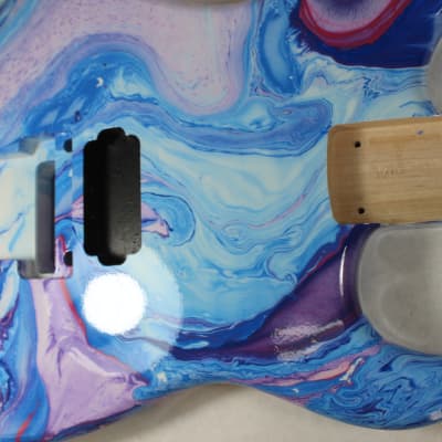 Multi color Player grade Maple Hxx guitar body - fits Fender Strat Stratocaster neck Floyd Rose J1569 image 2