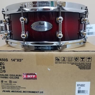 Pearl Reference Pure Scarlet Sparkle Burst 14x5 Snare Drum
