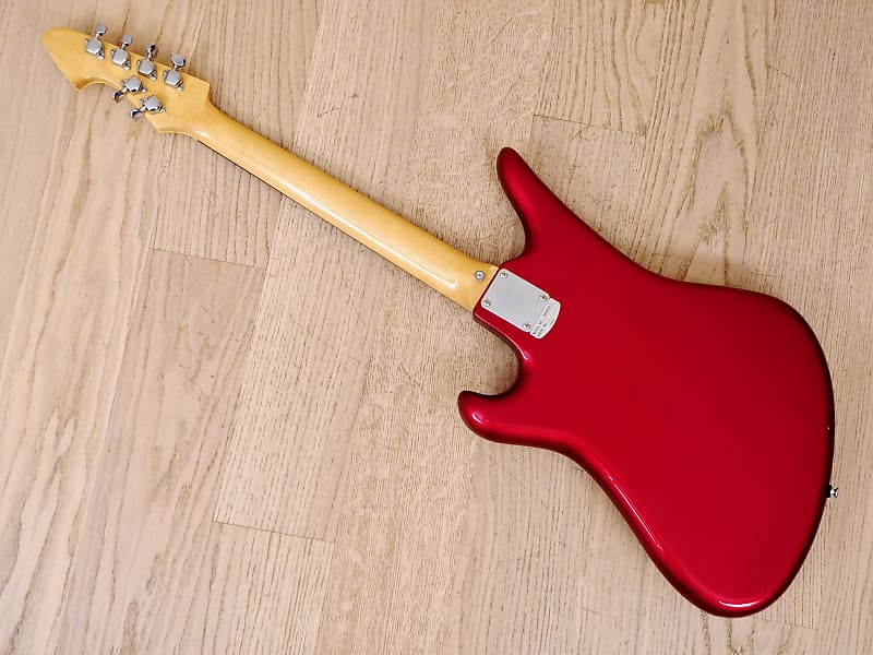 1990s Teisco Spectrum 5 Vintage Reissue Guitar Metallic Red 1990s Teisco Spectrum 5 Vintage Reissue Guitar Metallic Red