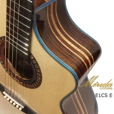 Luminous! Merida Extrema E1CS Solid Sikta Spruce & Rosewood Acoustic Electronic Guitar image 9