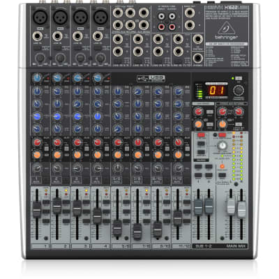 Behringer Xenyx 1622FX Live Mixer with Effects Church Studio Acoustic |  Reverb