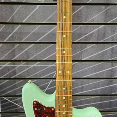 Fender Vintera '60s Jazzmaster Modified Electric Guitar Surf Green & Gig Bag image 4