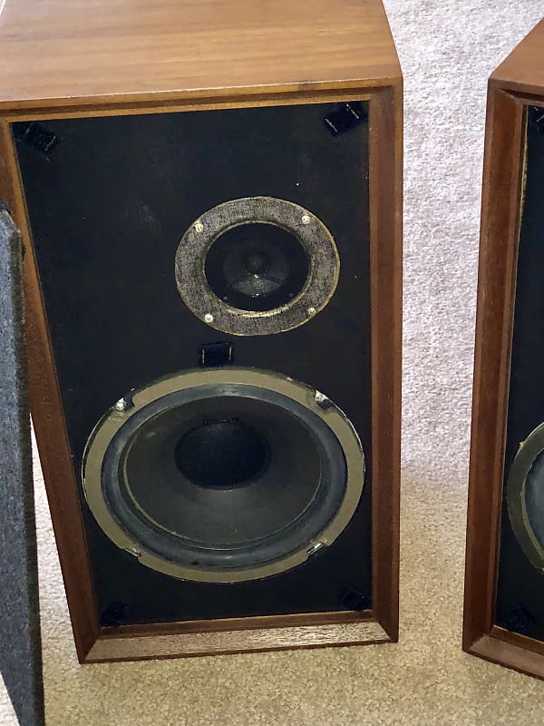 Vintage Pair Altec Lansing Capri 887A Walnut Bookshelf Speakers, Great  Sounding