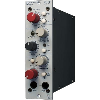 Rupert Neve Designs Portico 517 500 Series Mic Pre / Compressor / DI /  Variphase