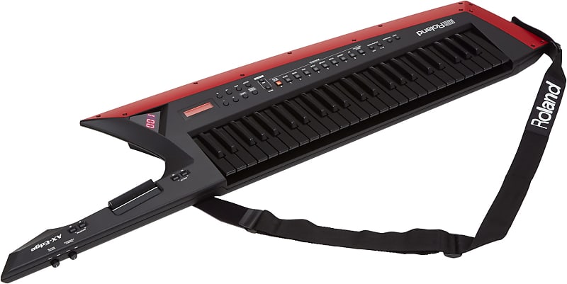 Roland AX-EDGE-B Black Keytar Synthesizer, 49 Key | Reverb