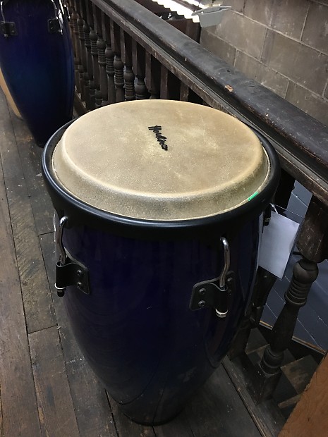 Meinl Two 2 Piece Headliner Percussion Conga Set Blue/Dark Blue