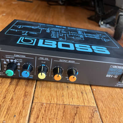 ギター BOSS RRV-10 DIGITAL REVERB BOSS RRV-10 Digital Reverb Made In Japan 80's RRV 10 Block
