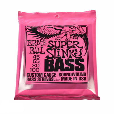 Ernie Ball Bass Strings Super Slinky Roundwound set 45-100 image 2