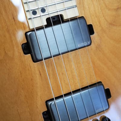 Halo Wide Neck Guitar (48.5mm), Octavia 6 String Electric, EMG Pickups - Natural image 4