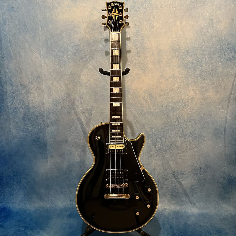 1985 Burny Fernandes RLC 60 Black Les Paul Custom Made in