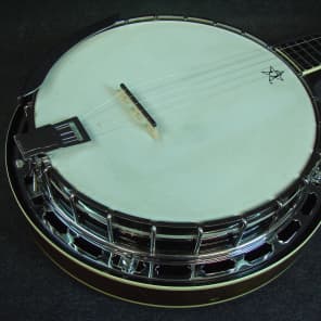 Vintage Iida Custom Made Model 231 5-String Closed Back Banjo W/Hardshell Case image 4