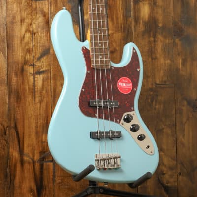 Squier Classic Vibe '60s Jazz Bass, Laurel Fingerboard - Daphne Blue image 1
