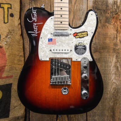 Marty Stuart Signed Fender American Nashville B-Bender Telecaster with Maple Fretboard 2014 - 3-Color Sunburst for sale