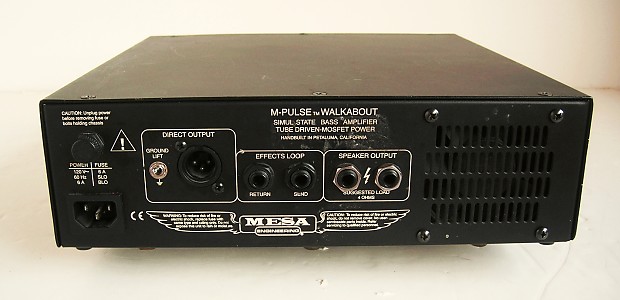 Mesa Boogie M-Pulse Walkabout Amp Head *12AX7 Tube Preamp *13 Lbs *Made in  USA