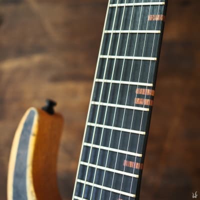 Halo MERUS 7-string Headless Guitar Bare Knuckle Pickups, Buckeye Burl 🤘🏻 image 6