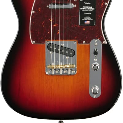 Fender American Pro II Telecaster, Rosewood Fingerboard (with Case), 3-Color Sunburst image 2