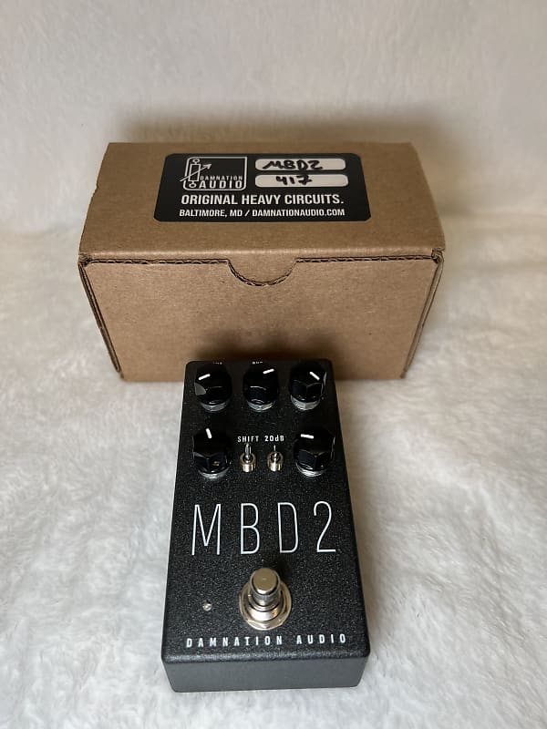 Damnation Audio MBD2 MOSFET Bass Distortion Black Reverb