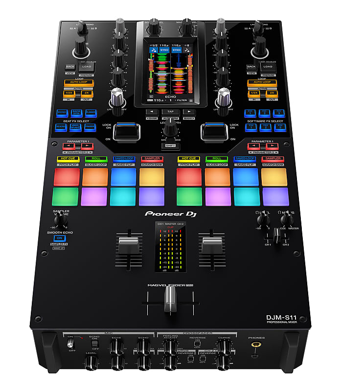 Pioneer DJ DJM-S11 Professional scratch style 2-channel DJ mixer image 1