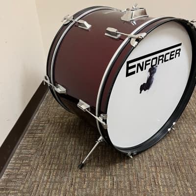 Enforcer 22x16" Bass Drum Metallic Red image 4
