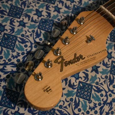 2012 Fender USA Lefty Olympic White Stratocaster Build image 3