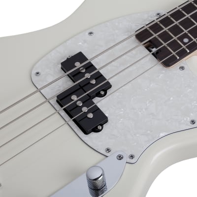 Schecter Banshee Solid Body Electric Bass Guitar Rosewood/Olympic White - 1442 image 10