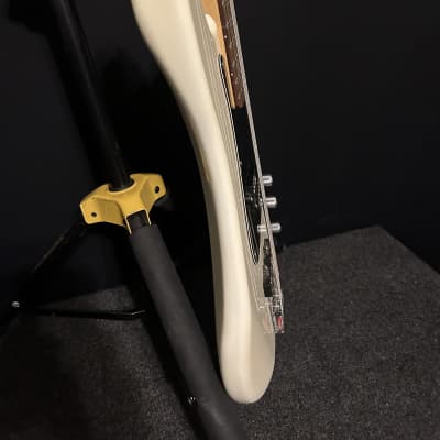 Austin 4-String Electric Bass White P Bass ABP200 w/ Gig Bag #304 image 3