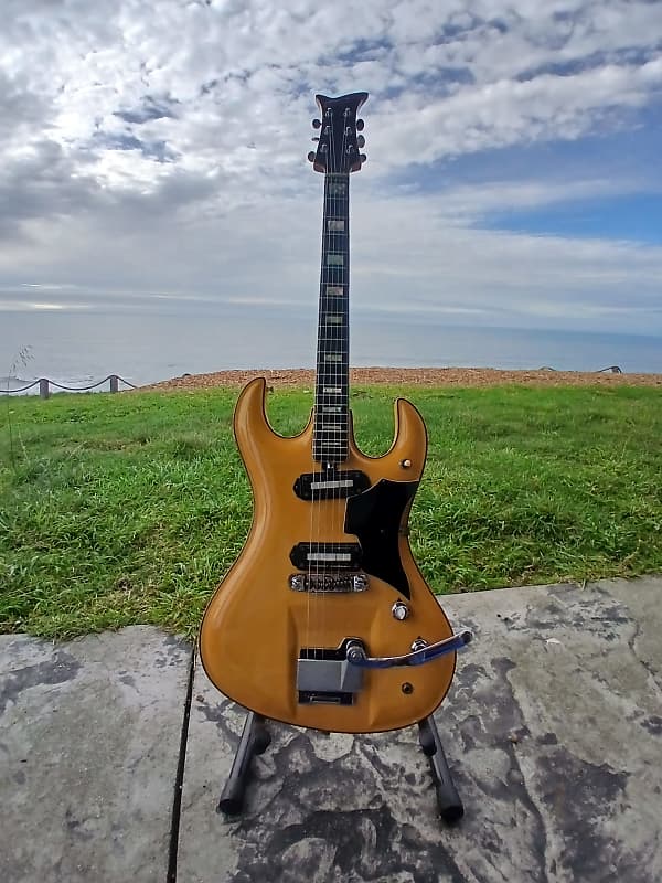 Teisco DG-67 1967 - Buttercream image 1