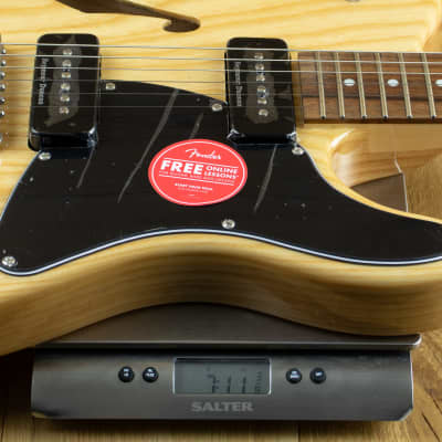 Fender Jim Adkins JA-90 Telecaster Thinline Electric Guitar, Maple
