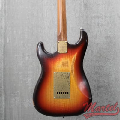 Paoletti Guitars Stratospheric Loft SSS 3 Tone Sunburst image 4