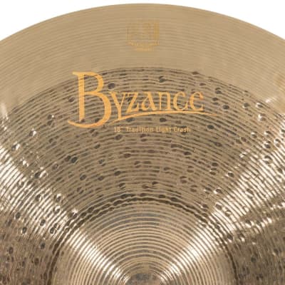 Meinl Byzance Jazz Tradition Light Crash Cymbal 18" image 3