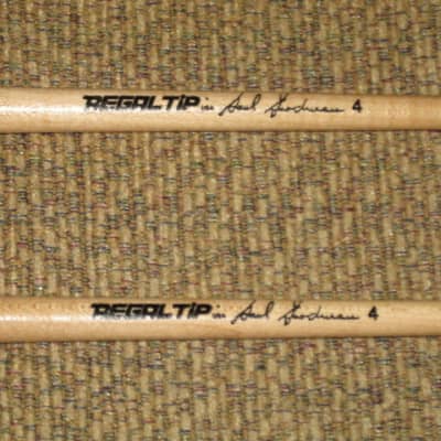 ONE pair new old stock Regal Tip 604SG (Goodman # 4) Timpani Mallets, 1" Wood Ball (includes packaging) image 19
