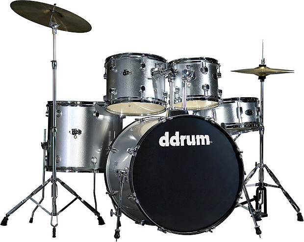 ddrum D2BS 5pc Drum Set with Cymbals and Hardware (10x8/12x9/16x14/22x18/5.5x14") image 1